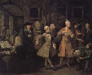William Hogarth Conference organized by the return of a prodigal France oil painting artist